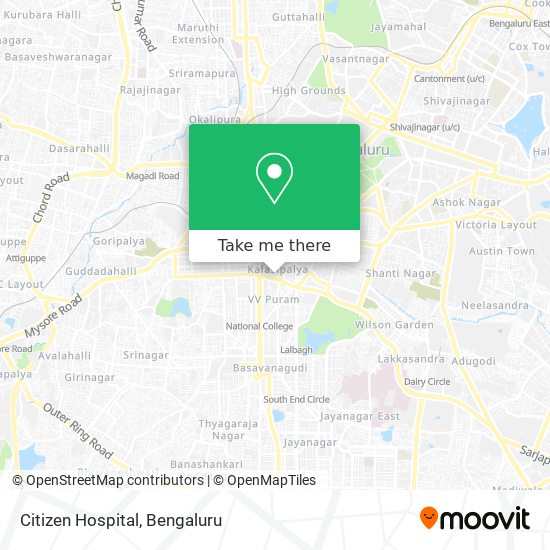 Citizen Hospital map