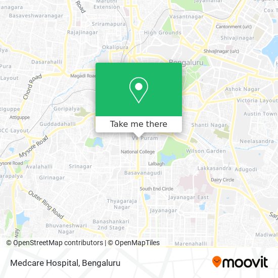 Medcare Hospital map