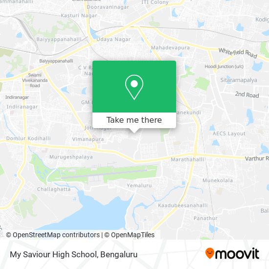 My Saviour High School map