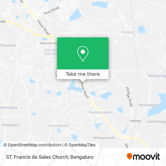 ST. Francis de Sales Church map
