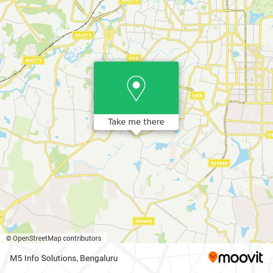 M5 Info Solutions map