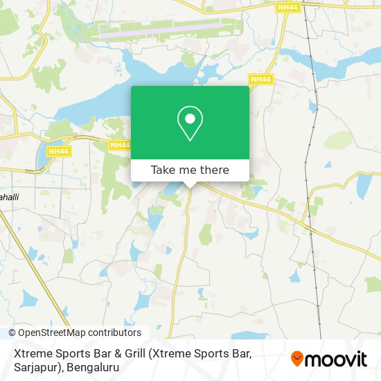 Xtreme Sports Bar & Grill (Xtreme Sports Bar, Sarjapur) map