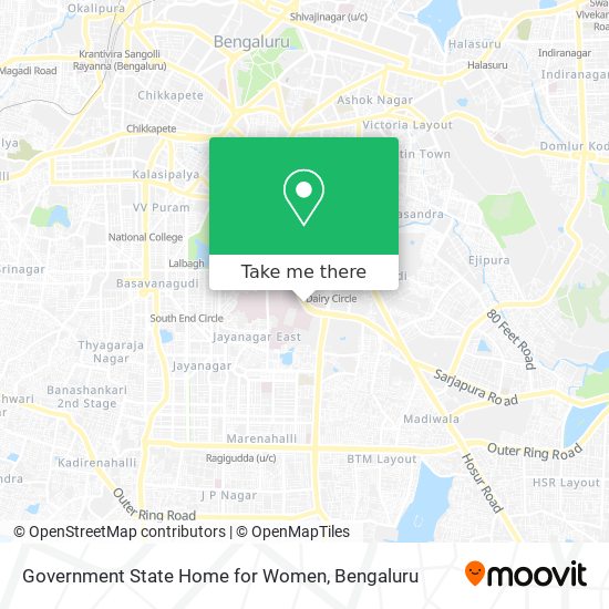 Government State Home for Women map
