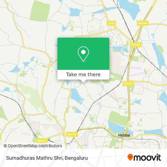 Sumadhuras Mathru Shri map