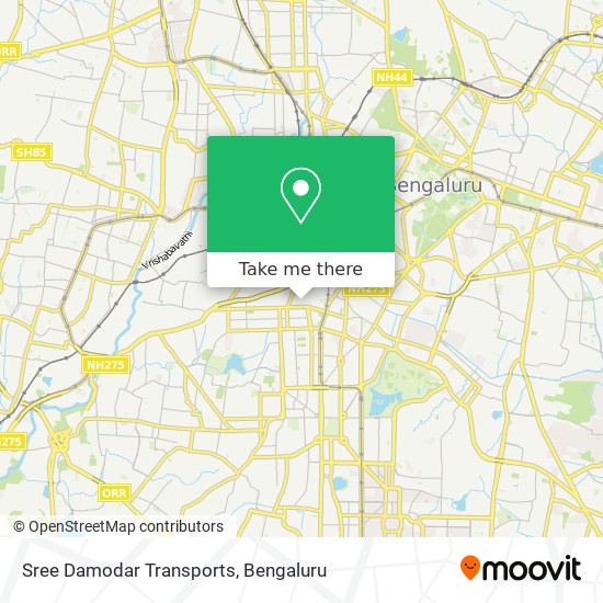 Sree Damodar Transports map