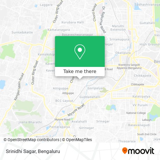Srinidhi Sagar map