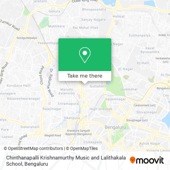 Chinthanapalli Krishnamurthy Music and Lalithakala School map