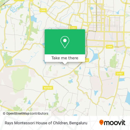 Rays Montessori House of Children map