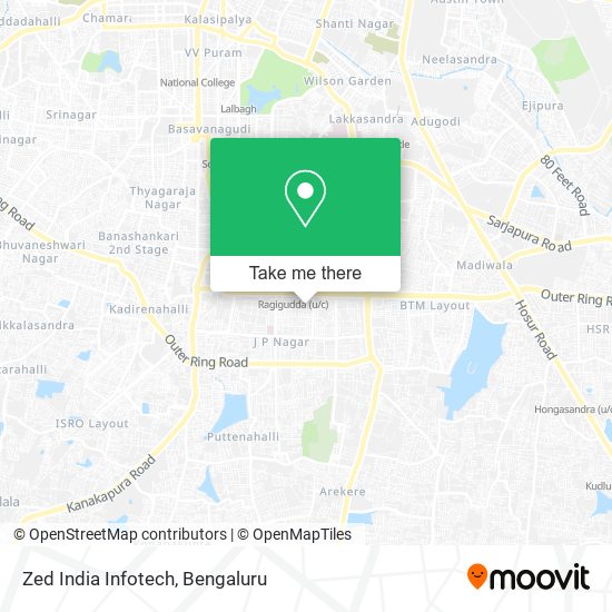 Zed India Infotech map