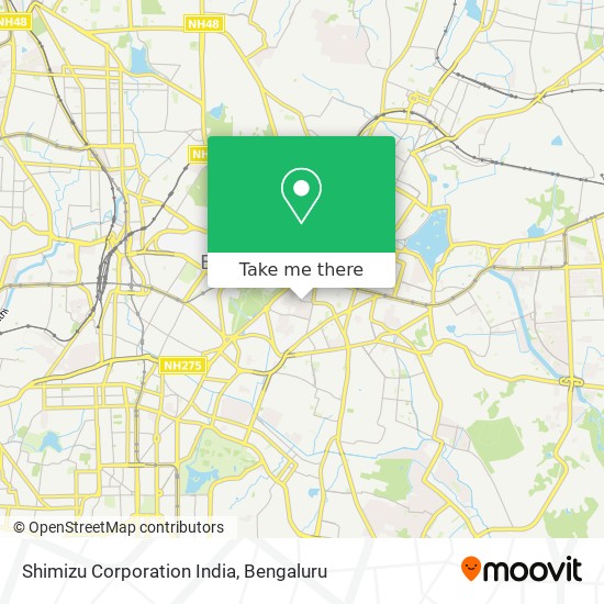 Shimizu Corporation India map