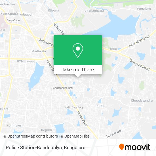 Police Station-Bandepalya map