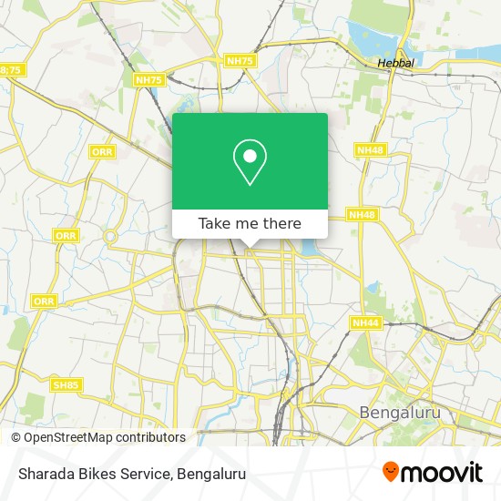 Sharada Bikes Service map