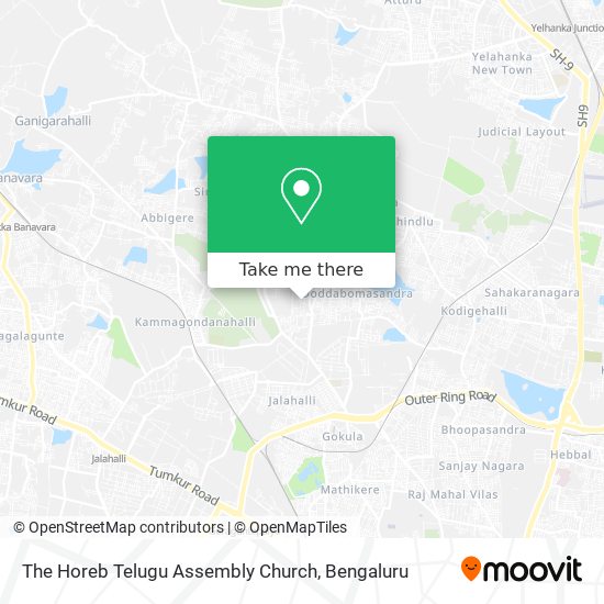 The Horeb Telugu Assembly Church map