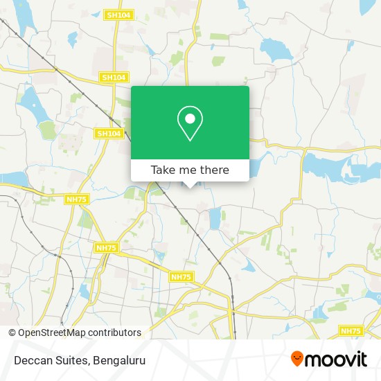 Deccan Suites map