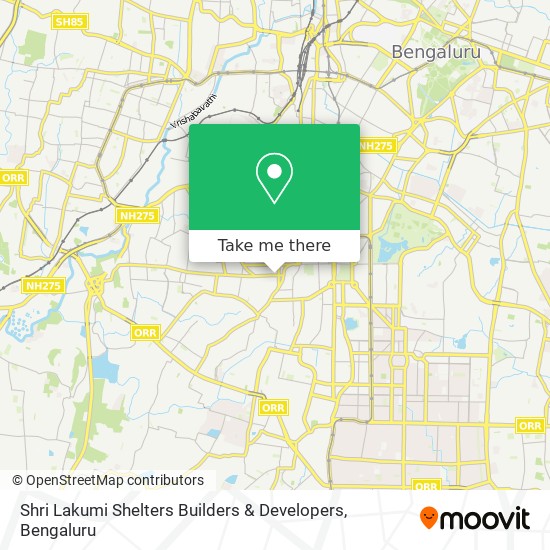 Shri Lakumi Shelters Builders & Developers map