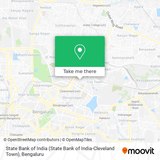State Bank of India (State Bank of India-Cleveland Town) map