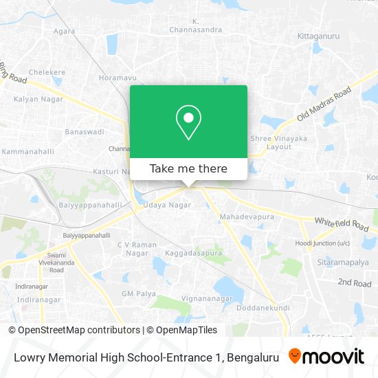 Lowry Memorial High School-Entrance 1 map