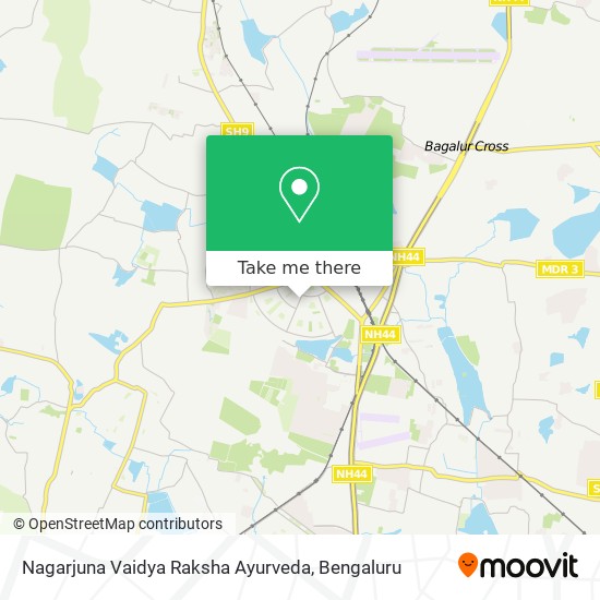 Nagarjuna Vaidya Raksha Ayurveda map