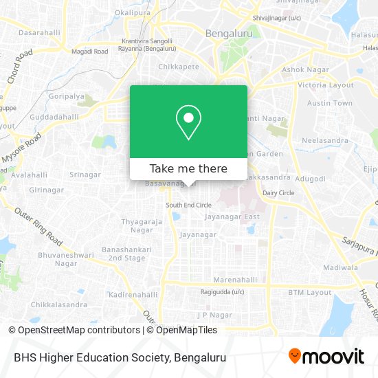 BHS Higher Education Society map