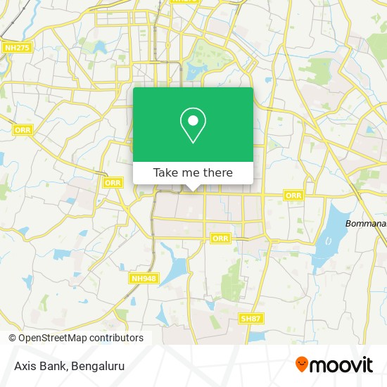 Axis Bank map