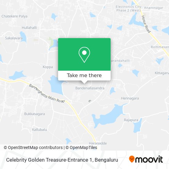 Celebrity Golden Treasure-Entrance 1 map