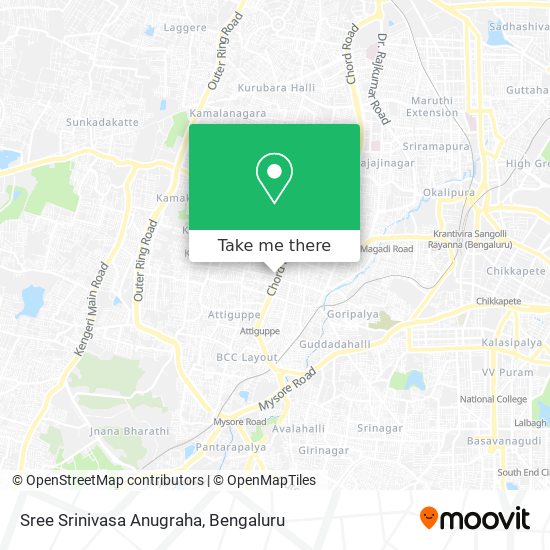 Sree Srinivasa Anugraha map