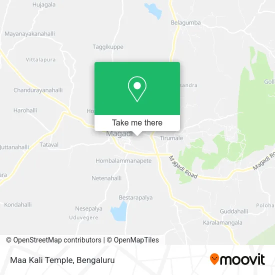 Maa Kali Temple map