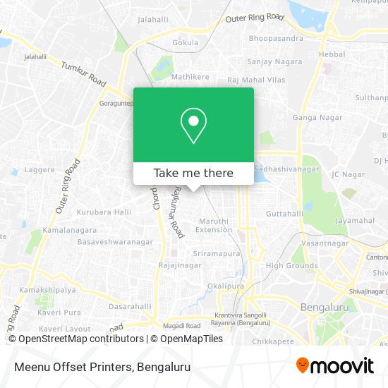 Meenu Offset Printers map