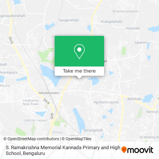 S. Ramakrishna Memorial Kannada Primary and High School map