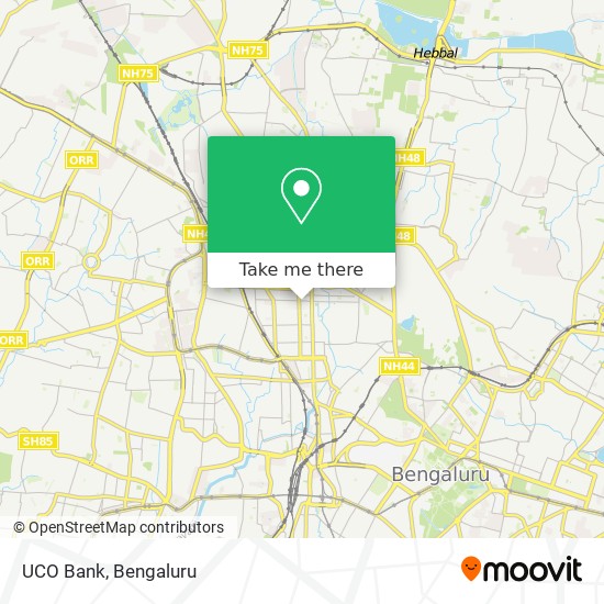 UCO Bank map