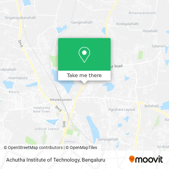 Achutha Institute of Technology map