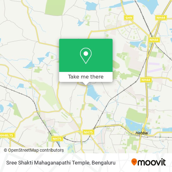 Sree Shakti Mahaganapathi Temple map