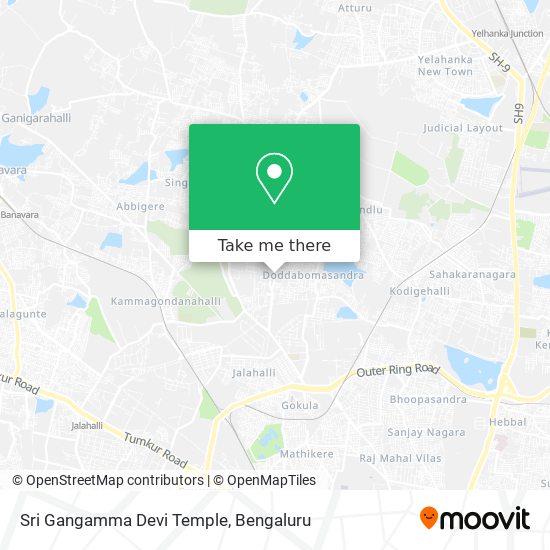 Sri Gangamma Devi Temple map