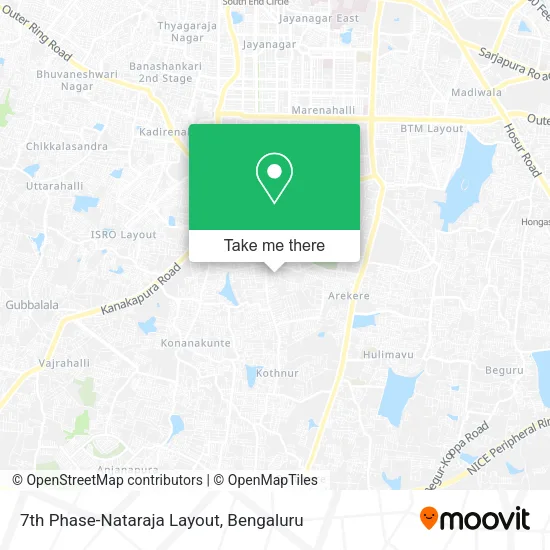 7th Phase-Nataraja Layout map