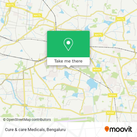 Cure & care Medicals map