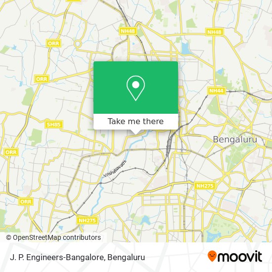 J. P. Engineers-Bangalore map