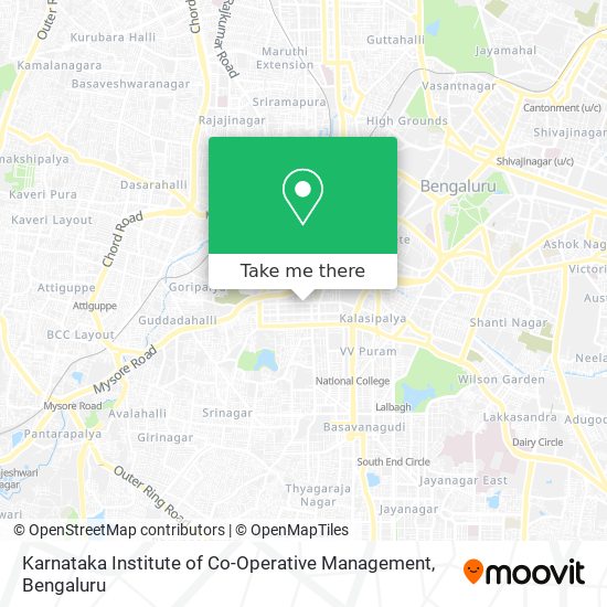 Karnataka Institute of Co-Operative Management map