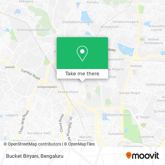 Bucket Biryani map