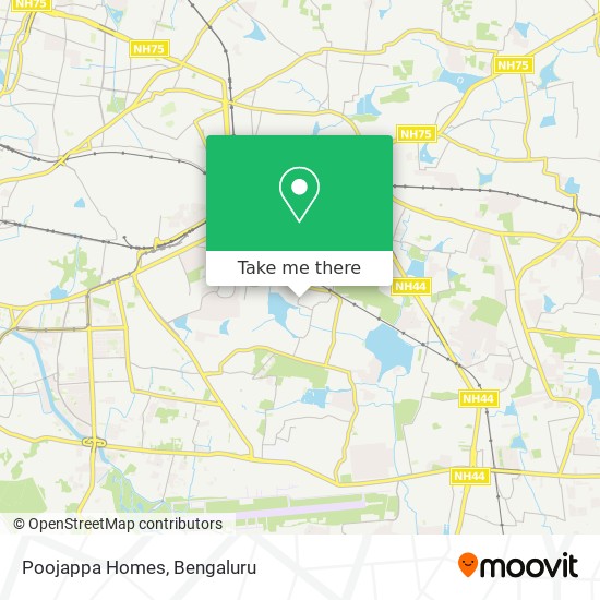 Poojappa Homes map