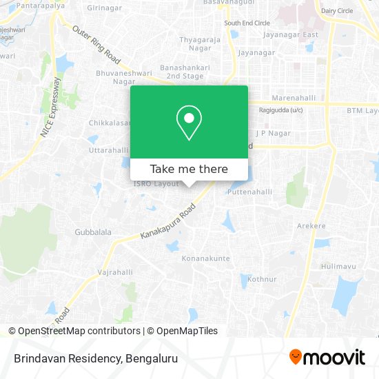 Brindavan Residency map