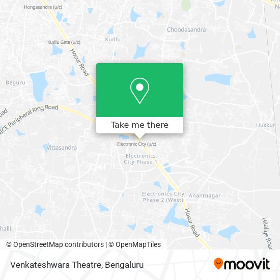 Venkateshwara Theatre map