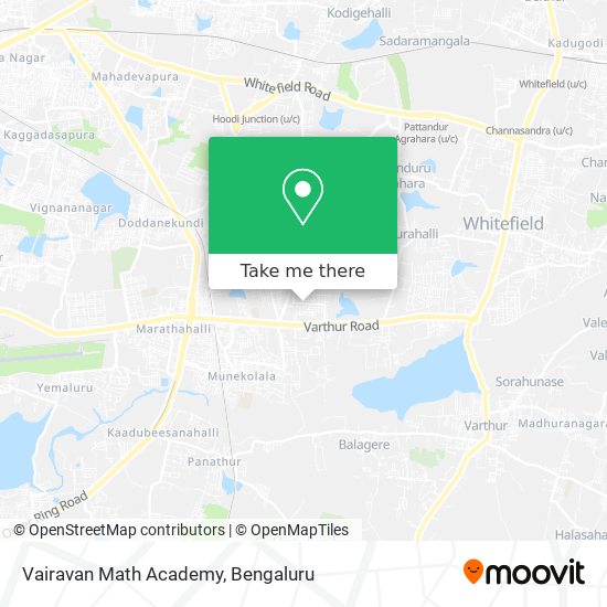 Vairavan Math Academy map
