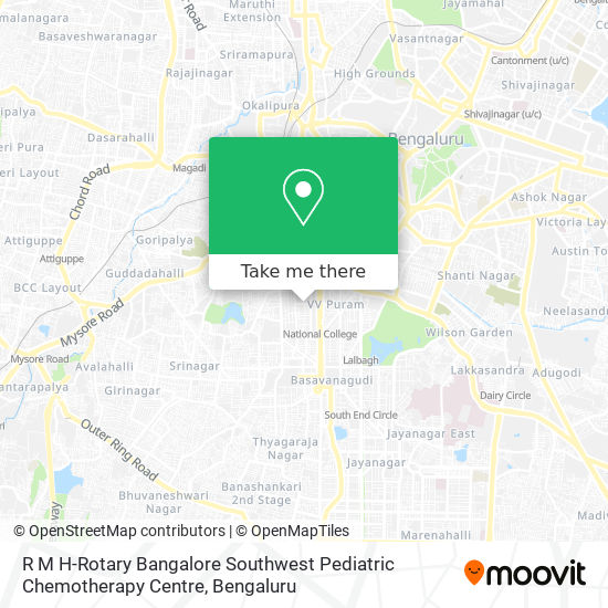 R M H-Rotary Bangalore Southwest Pediatric Chemotherapy Centre map