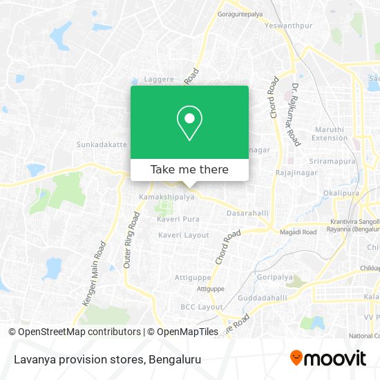 Lavanya provision stores map