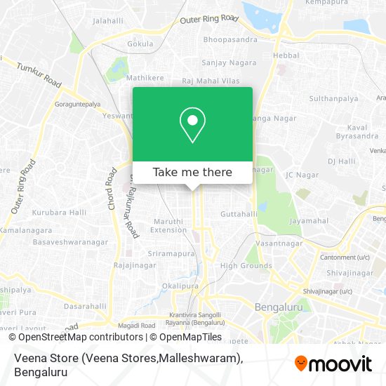 Veena Store (Veena Stores,Malleshwaram) map