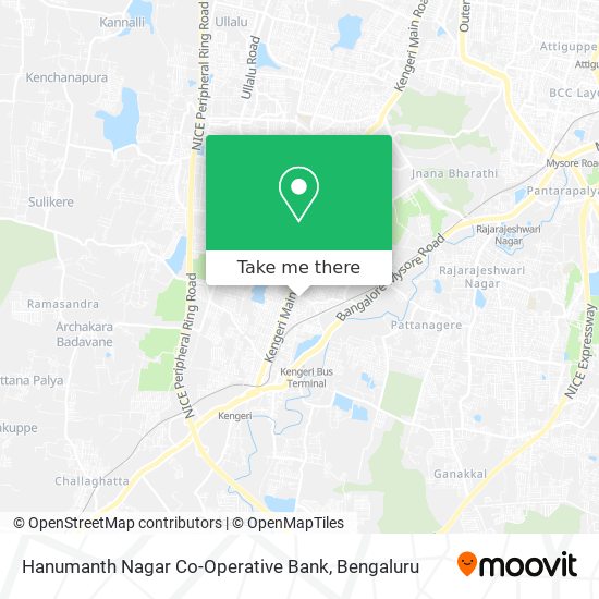 Hanumanth Nagar Co-Operative Bank map