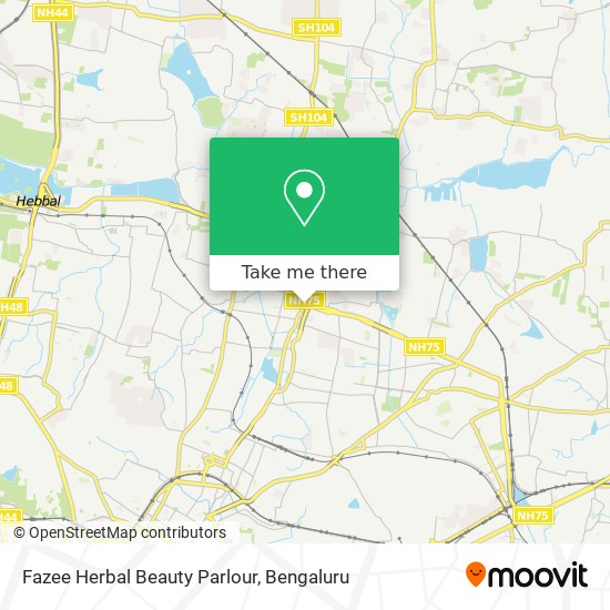 Fazee Herbal Beauty Parlour map