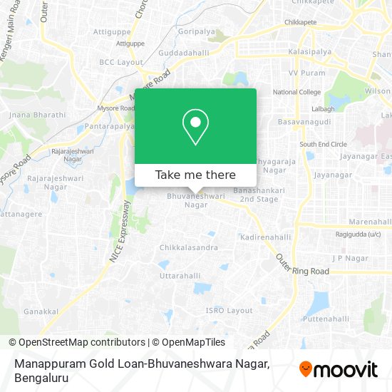 Manappuram Gold Loan-Bhuvaneshwara Nagar map