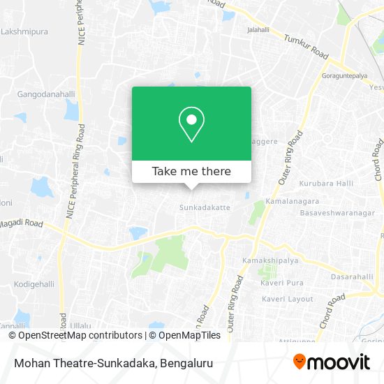 Mohan Theatre-Sunkadaka map