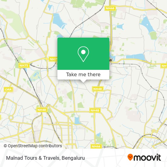 Malnad Tours & Travels map